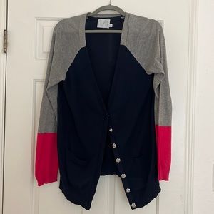 Michael Stars Color Block Cardigan